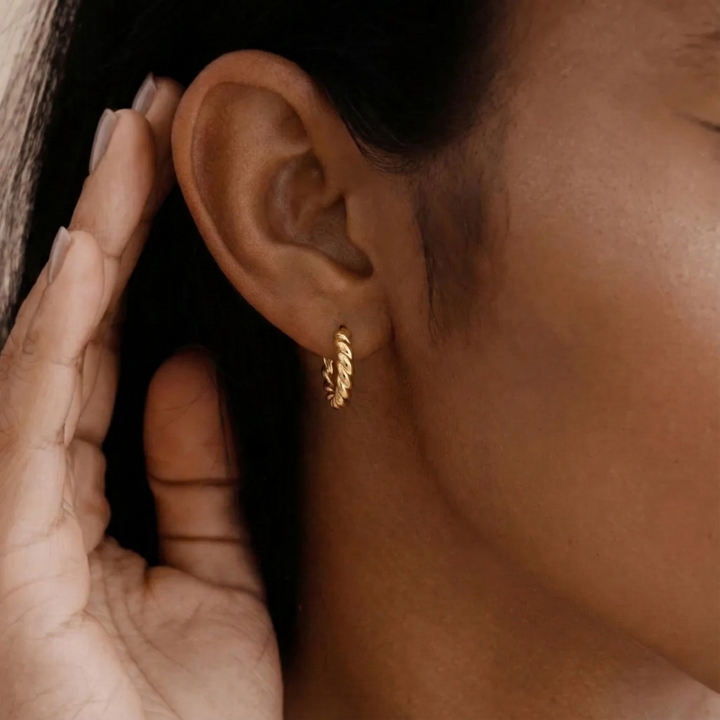 Croissant Hoop Earrings