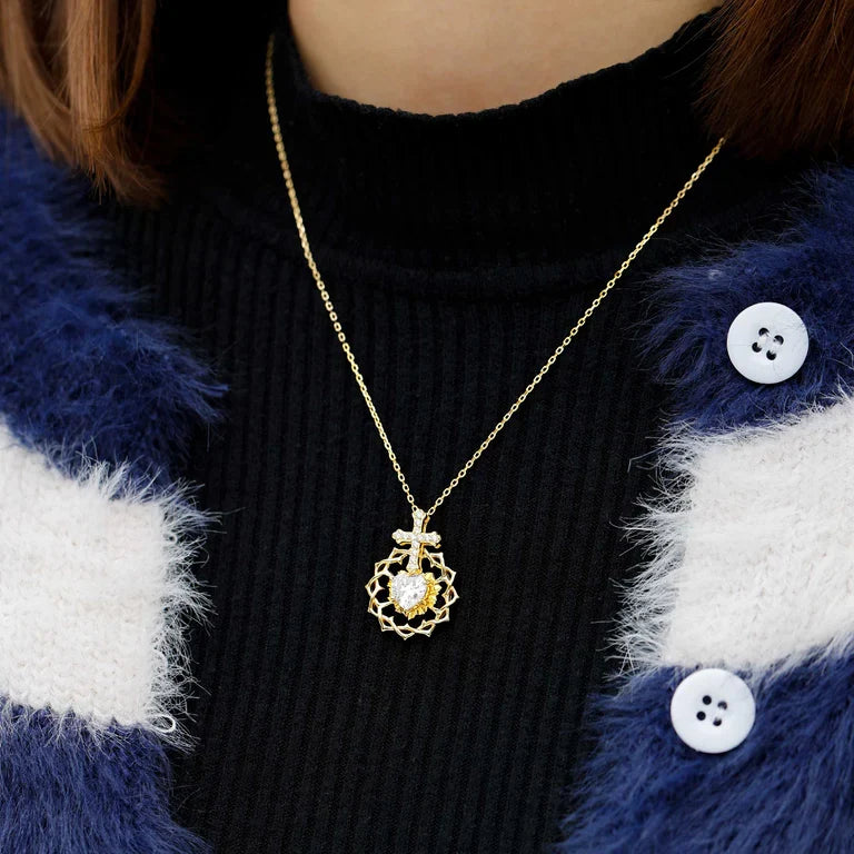 The Sacred Heart Pendant Necklace