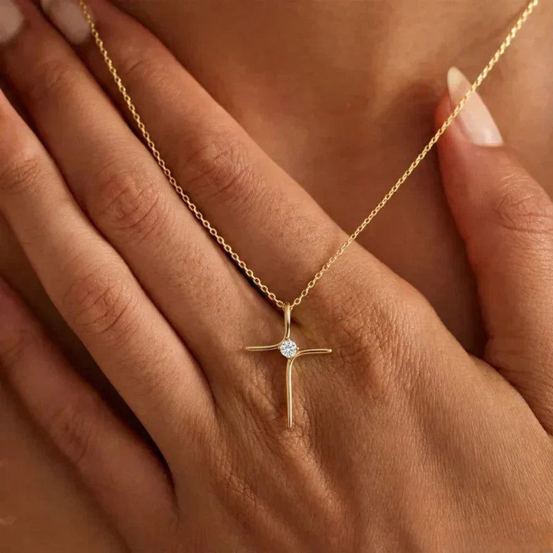 Core Cross Necklace