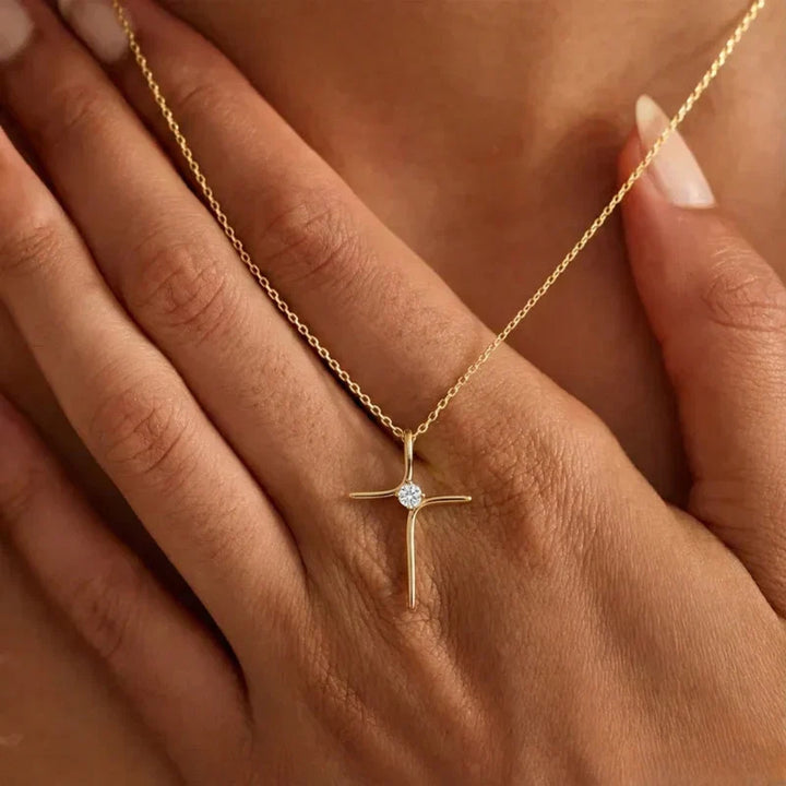 Core Cross Necklace