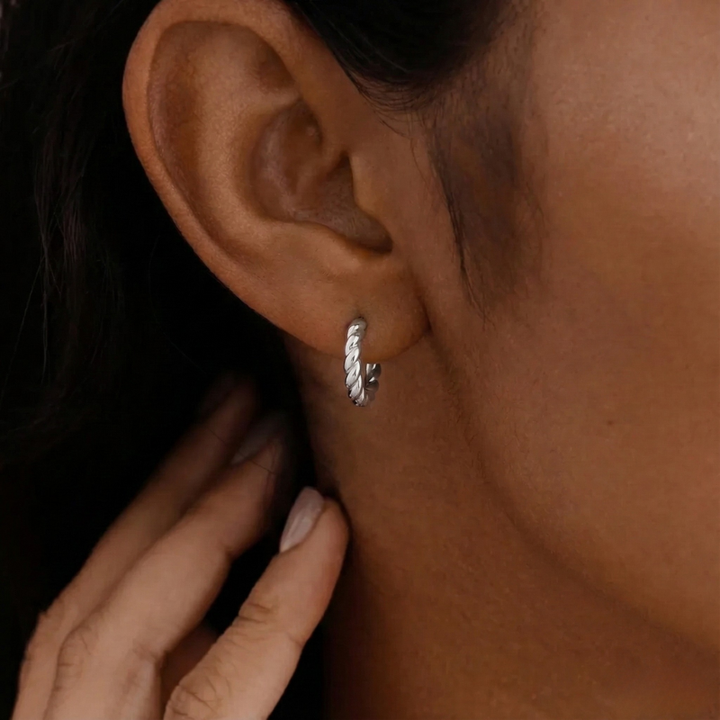 Croissant Hoop Earrings