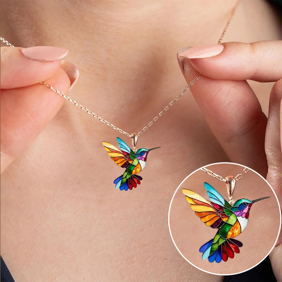 VIP | Colorful Hummingbird Necklace