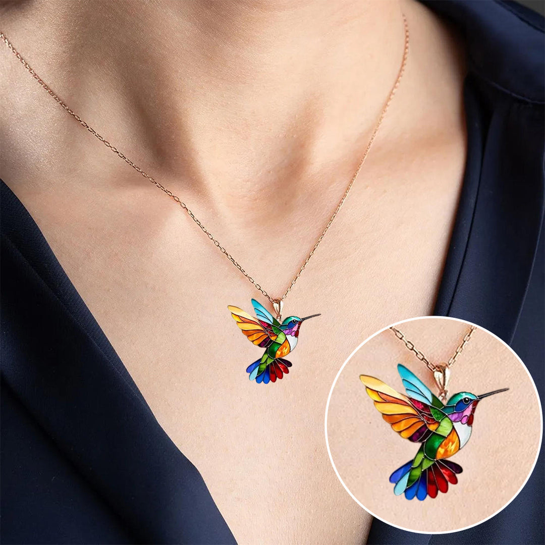 VIP | Beautiful Hummingbird Necklace with Bonus Earrings