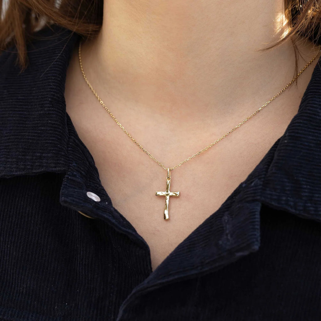 Liquid Cross Necklace