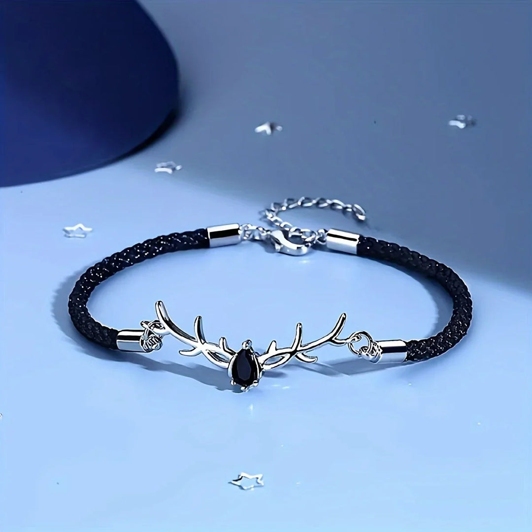 VIP | Deer Horn Heart Bracelet with Zircon