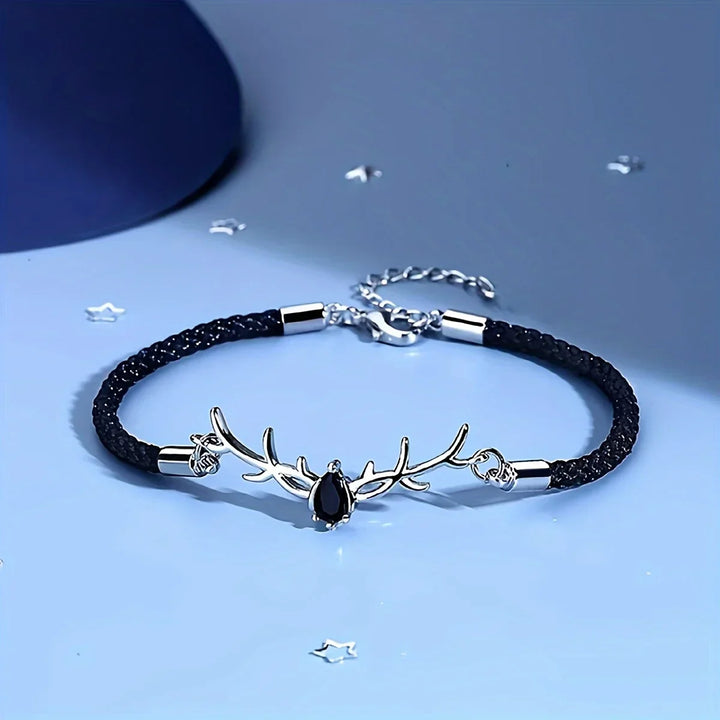 VIP | Deer Horn Heart Bracelet with Zircon