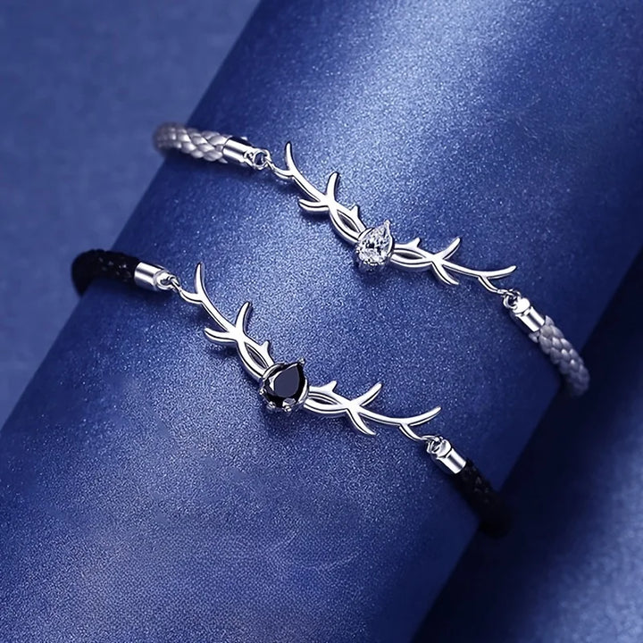 VIP | Deer Horn Heart Bracelet with Zircon