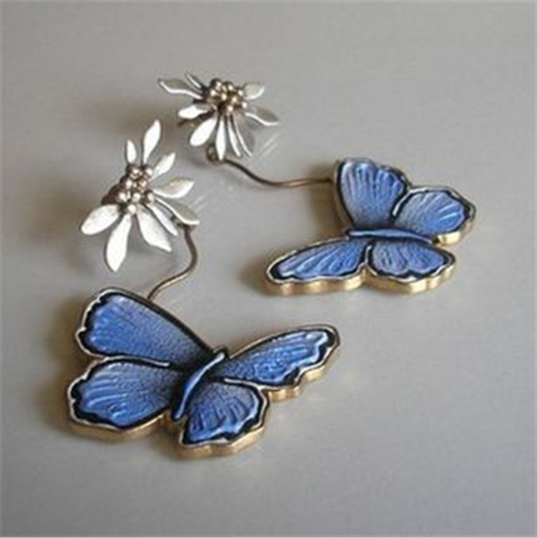 VIP | Vintage Blue Butterfly Earrings