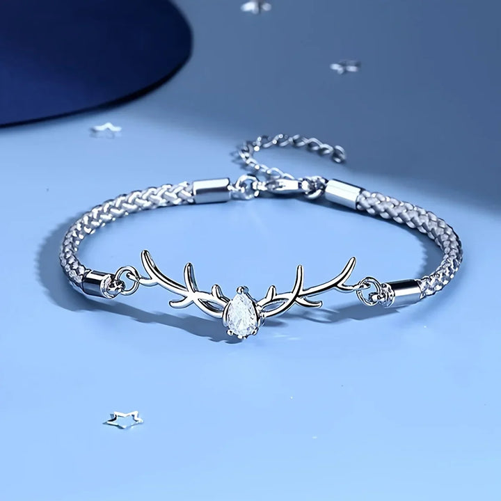 VIP | Deer Horn Heart Bracelet with Zircon