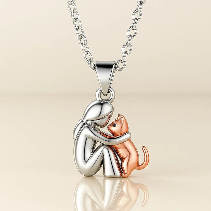 VIP | Cat Hug Pendant Necklace