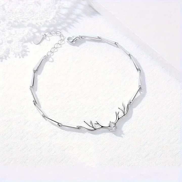 VIP | Deer Horn Heart Bracelet with Zircon