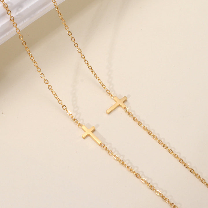 Classic Mini Cross Necklace
