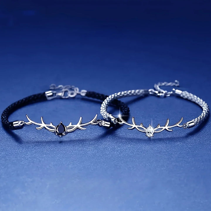 VIP | Deer Horn Heart Bracelet with Zircon