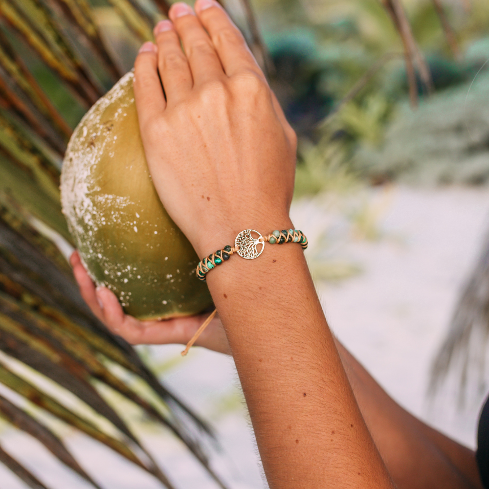 VIP | African Turquoise & Tree of Life Bracelet