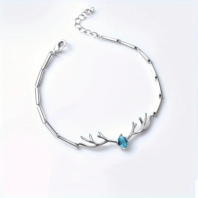 VIP | Deer Horn Heart Bracelet with Zircon