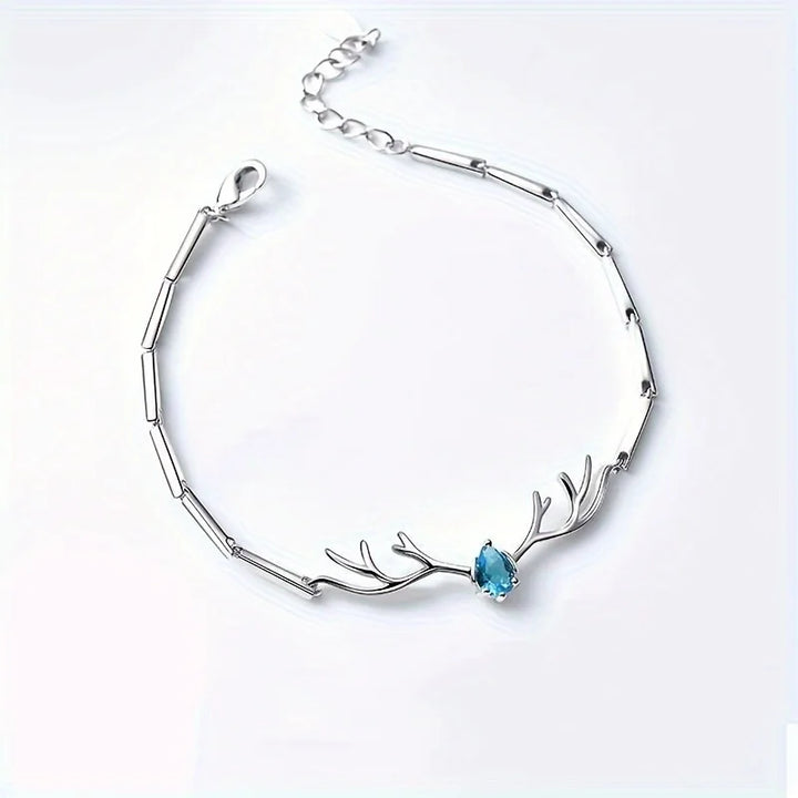 VIP | Deer Horn Heart Bracelet with Zircon
