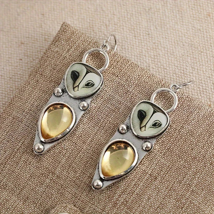 VIP | Boho Owl Drop Earrings - Nickel Free for Sensitive Ears
