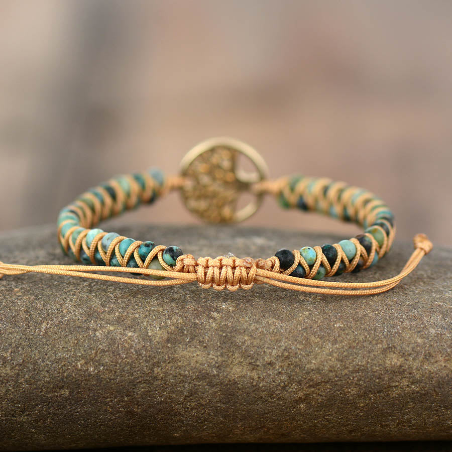VIP | African Turquoise & Tree of Life Bracelet