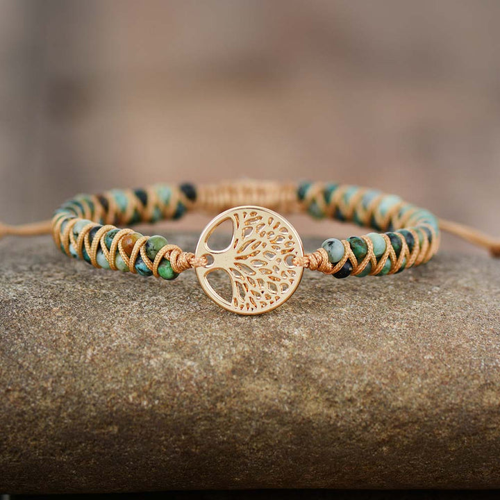 VIP | African Turquoise & Tree of Life Bracelet