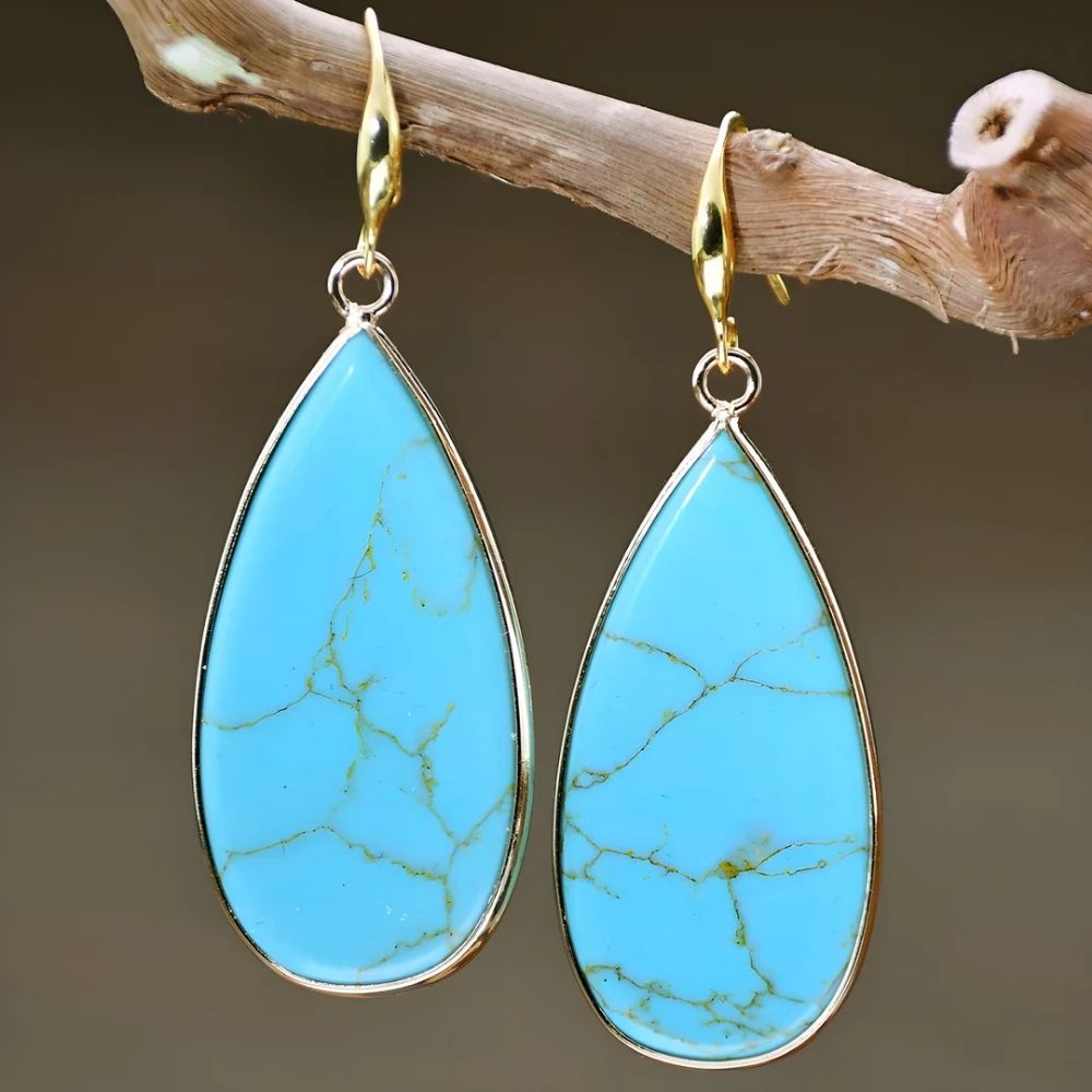 Endless Connection Turquoise Earrings