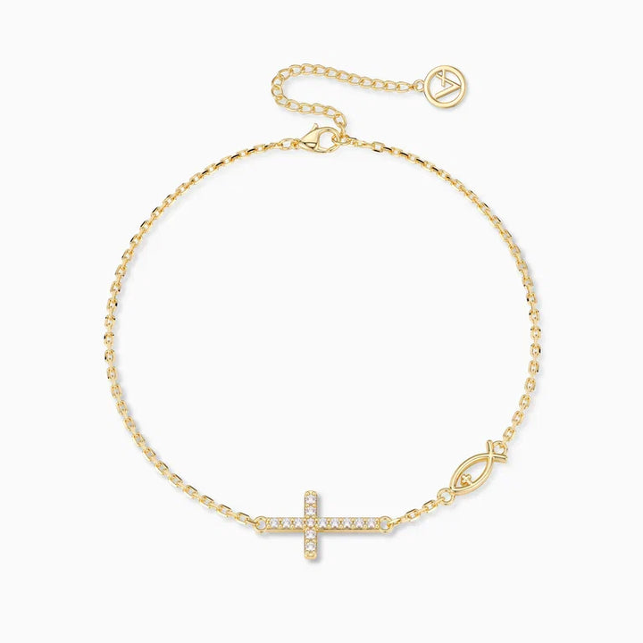 Blessed Cross & Fish Bracelet