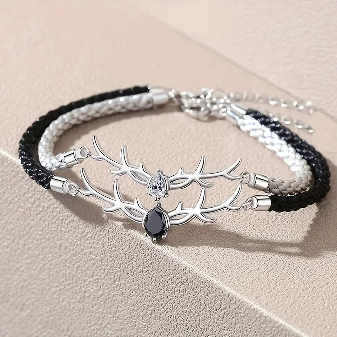 VIP | Deer Horn Heart Bracelet with Zircon