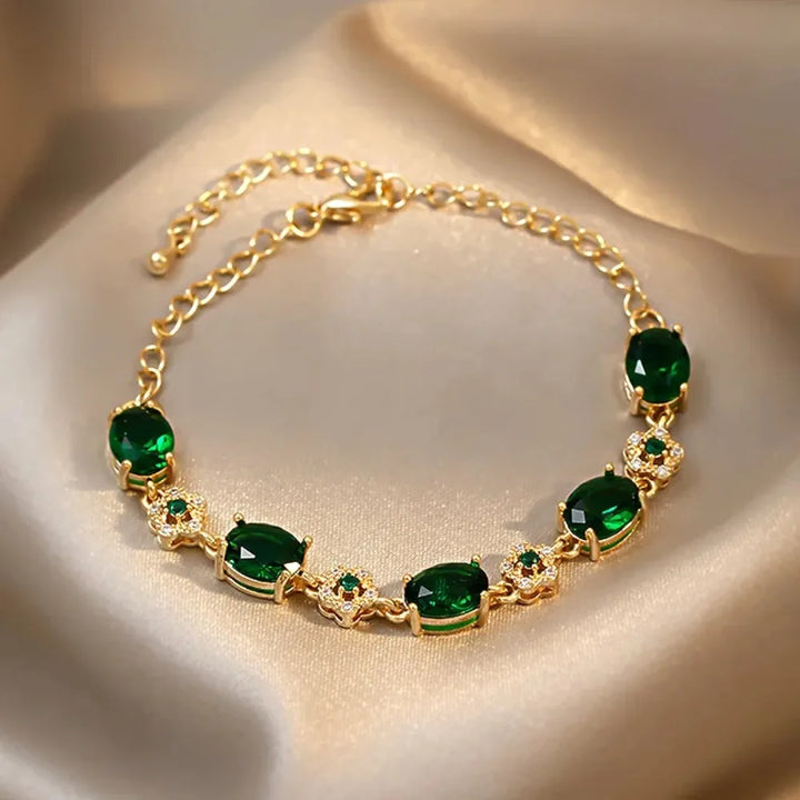 VIP | Enchanted Garden Green Crystal Bracelet