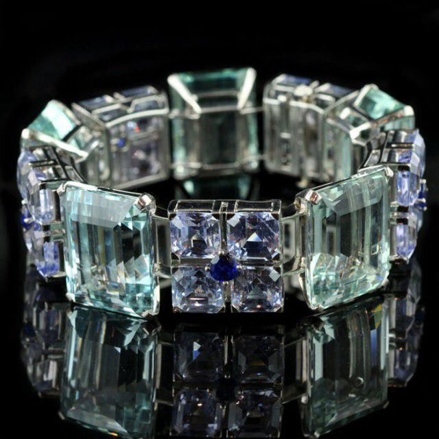 VIP | Vintage Glass Blue Greenish Bracelet