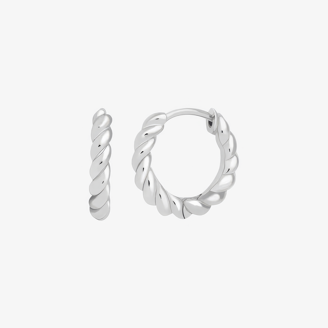 Croissant Hoop Earrings