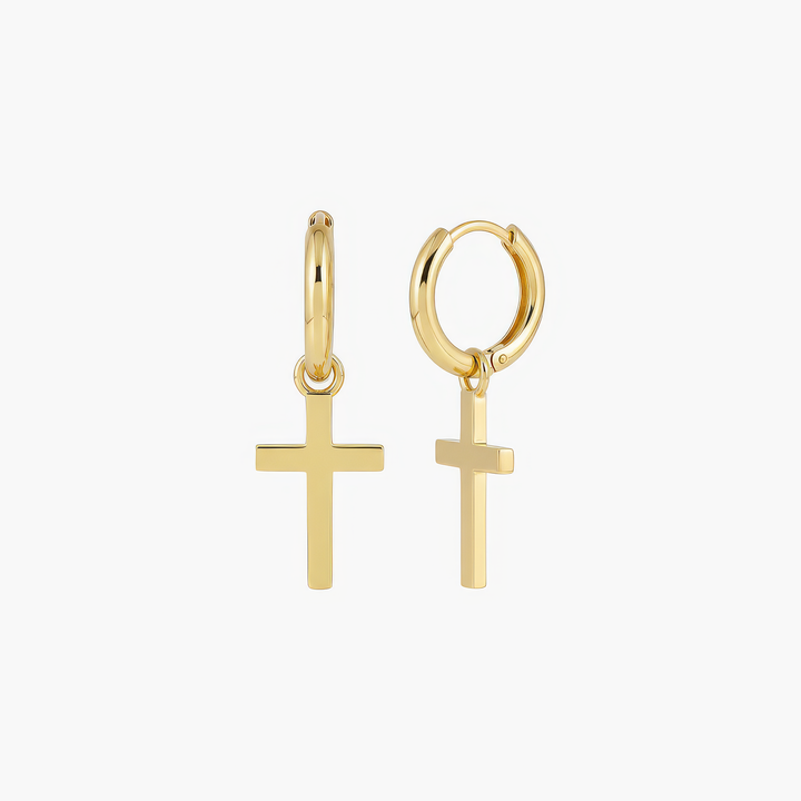 Classic Cross Earrings