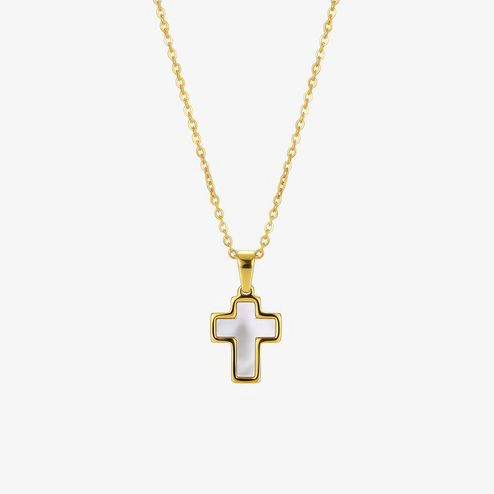 Shell Cross Necklace