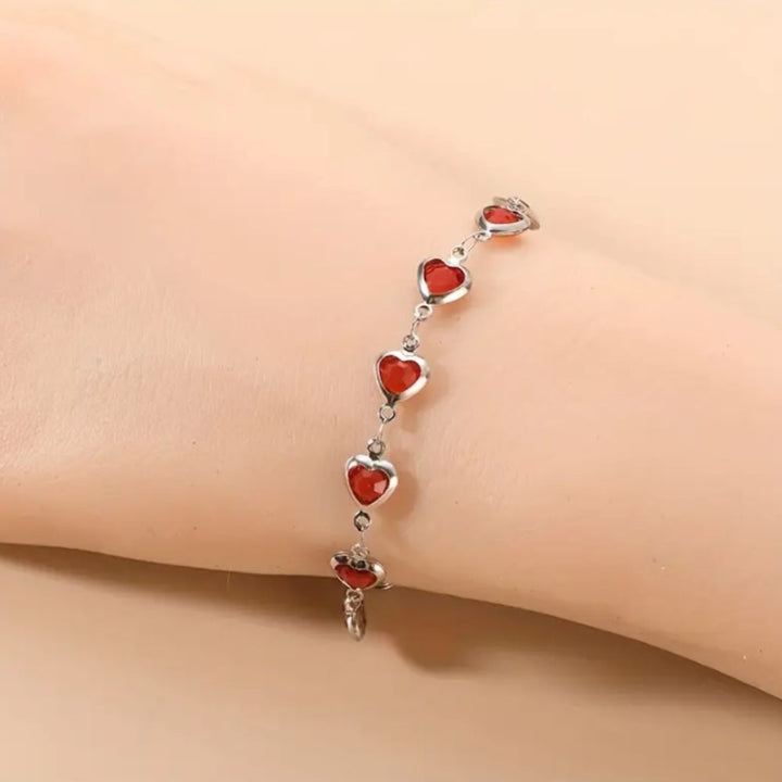 Ophelyra Garnetelle Bracelet White Gold