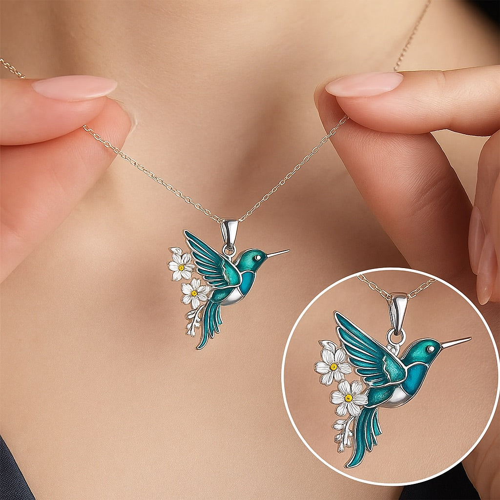 VIP | Beautiful Hummingbird Necklace with Bonus Earrings