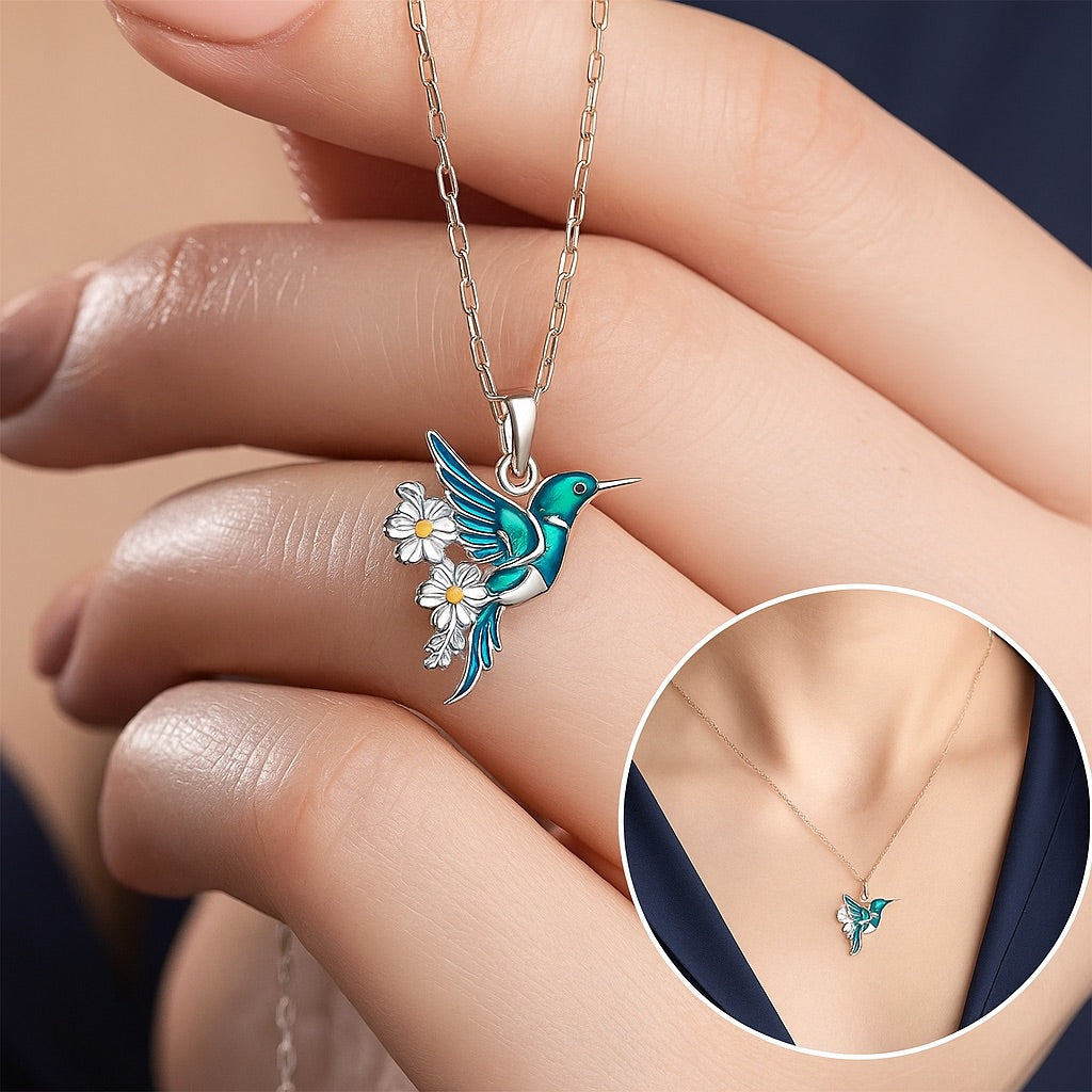 VIP | Beautiful Hummingbird Necklace with Bonus Earrings