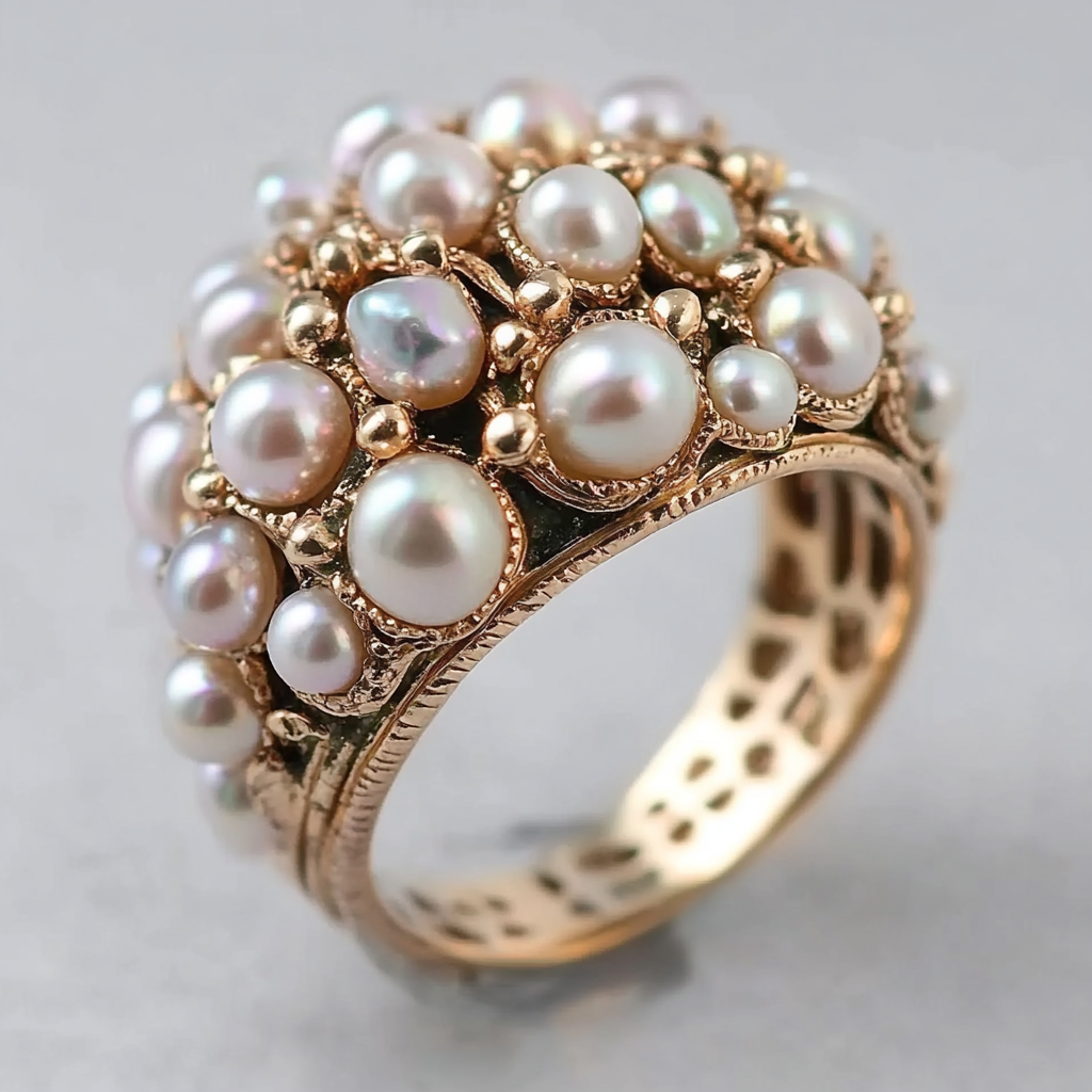 Vintage Pearly Ring