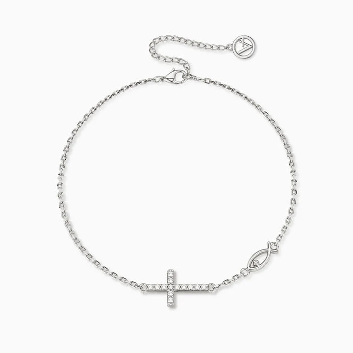 Blessed Cross & Fish Bracelet