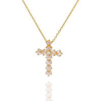 Blooming Cross Necklace
