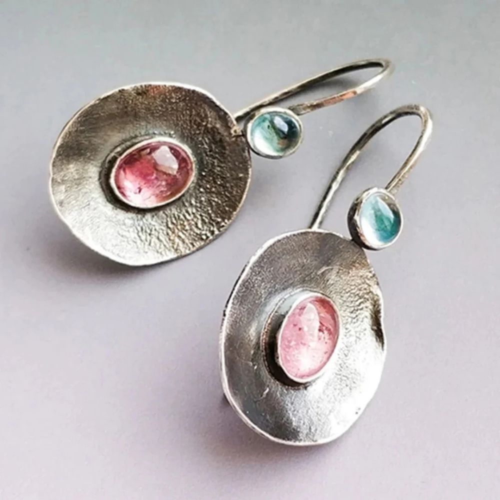 Chic - Vintage Silver Earrings