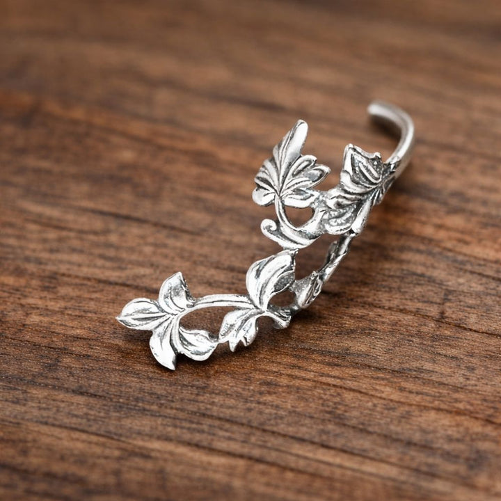 Vintage Flower Clip Earrings