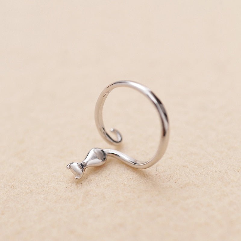 VIP | Stainless steel adorable cat ring
