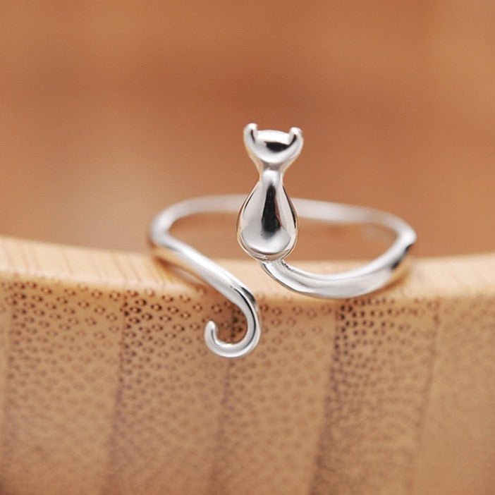 VIP | Stainless steel adorable cat ring