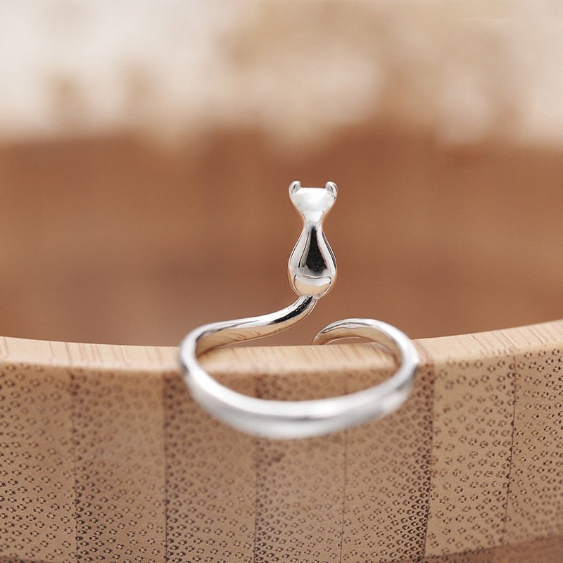 VIP | Stainless steel adorable cat ring