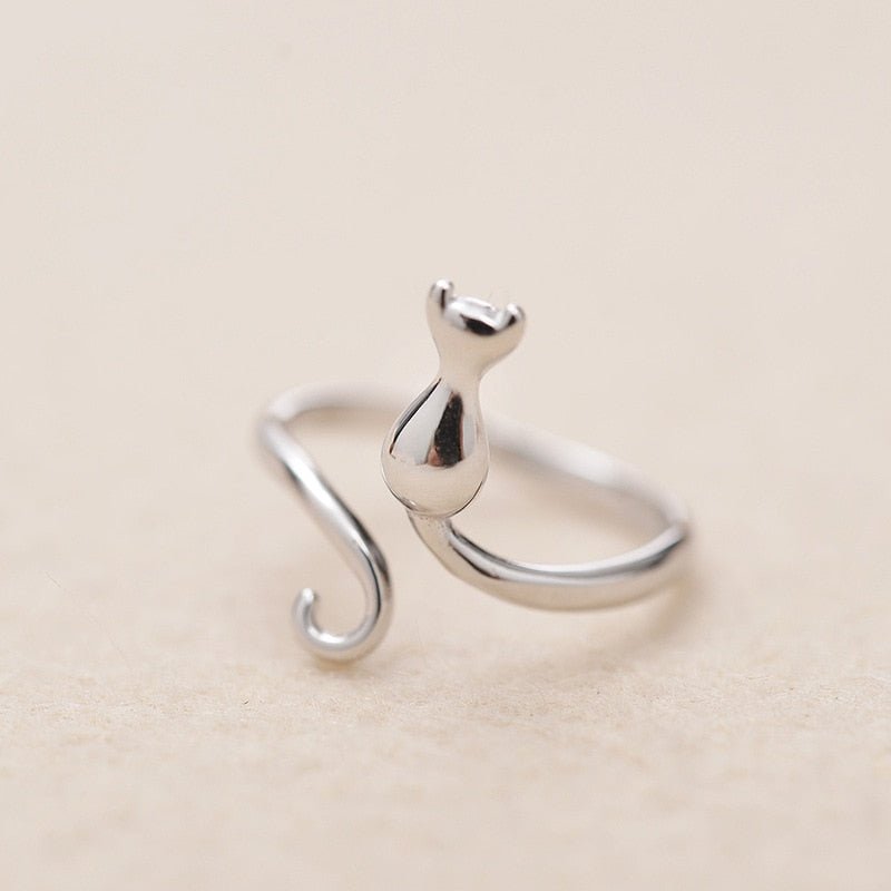 VIP | Stainless steel adorable cat ring